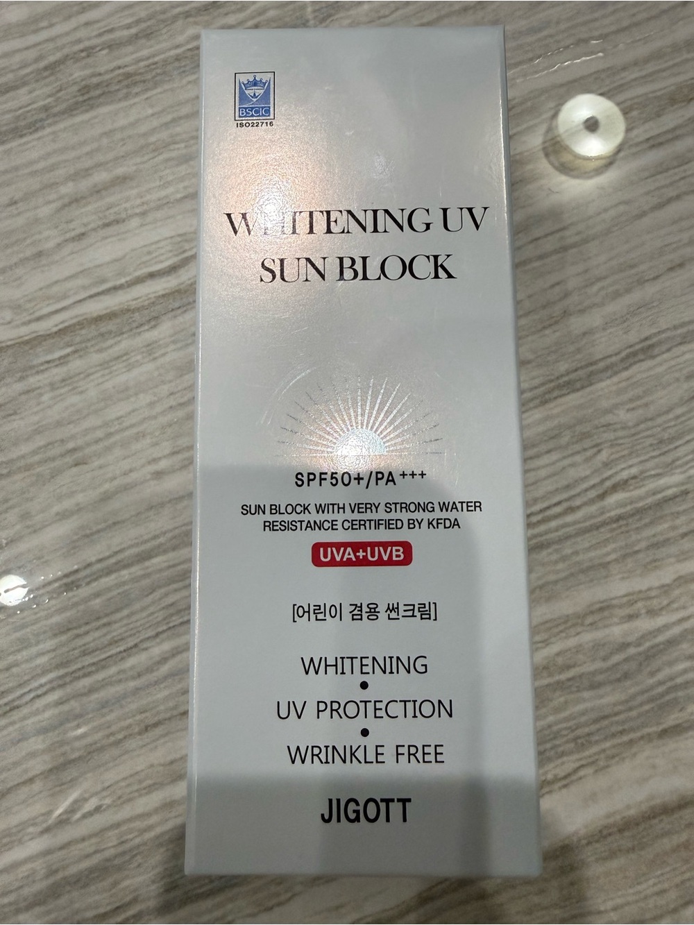 New Jigott Whitening UV Sun Block SPF50+ PA+++